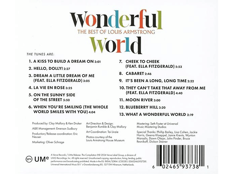 Thumbnail - Louis Armstrong - Wonderful World: The Best of (CD)