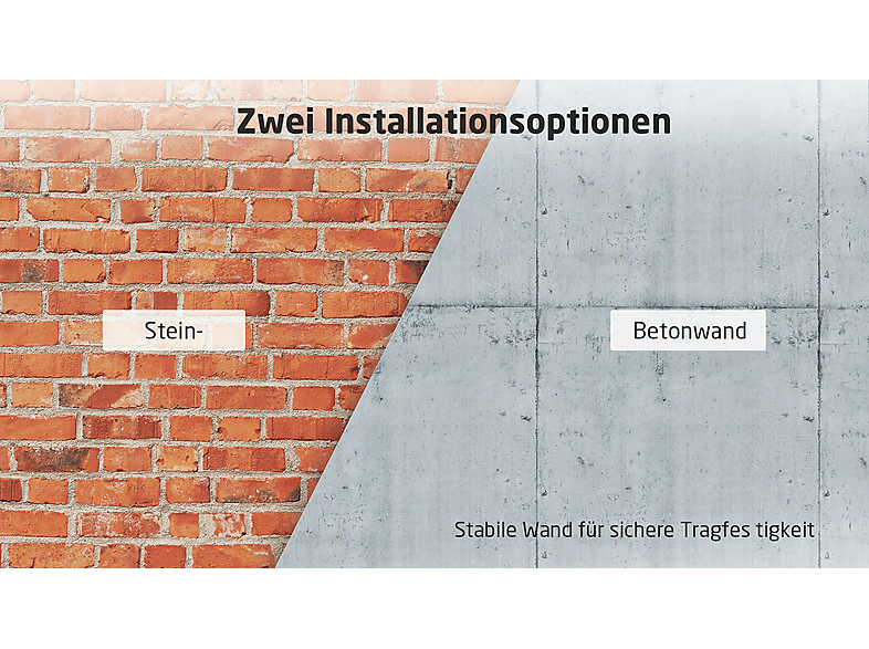 ISY ITV-1000 TV Wandhalterung 19" - 48", VESA max. 200 x 200 mm, starr — Foto 2 von 5