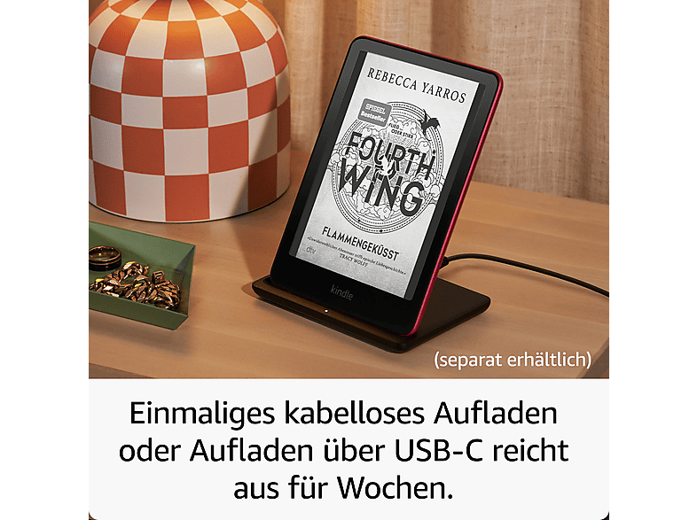 KINDLE KINDLE Paperwhite Signature Edition, 32GB, 2024, 7-Zoll Display, Metallic Black — Foto 3 von 5