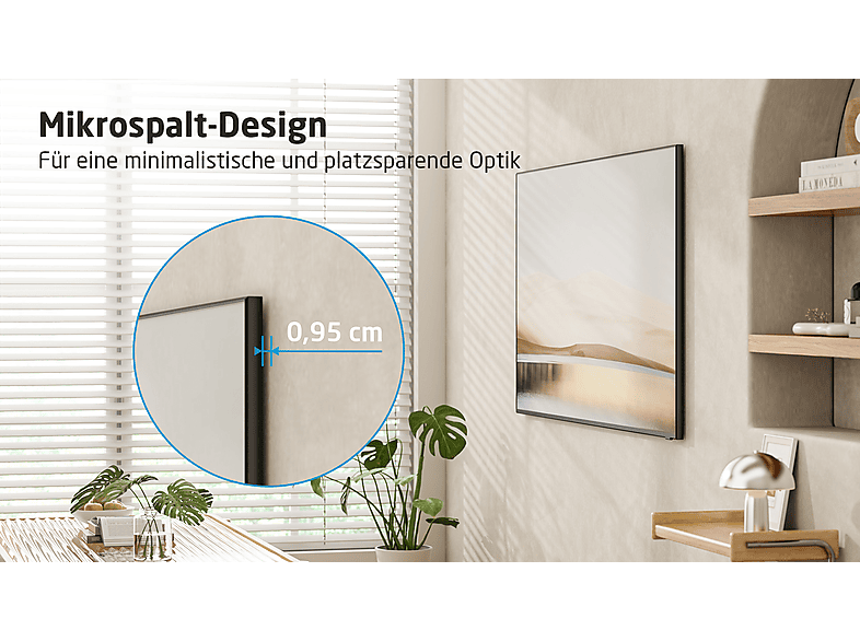 Thumbnail - ISY ITV 1400 TV Wandhalterung, max. 80 Zoll, Starr, Schwarz