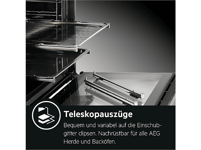 AEG CCB6446BBM Standherd (EEK: A, Strahlungsheizung, 73 l, Schwarz) — Foto 4 von 5