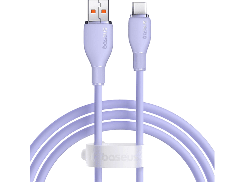 BASEUS Pudding C to C 100W 1.2 m Şarj Kablosu Mor