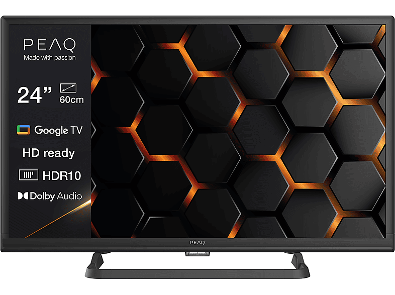PEAQ PTV 24GH-5124C LED TV (Flat, 24 Zoll / 60 cm, HD-ready, SMART TV)
