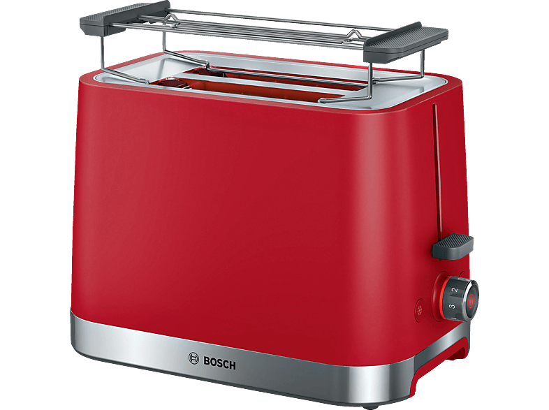 BOSCH TAT4M224 Toaster Rot (950 Watt, Schlitze: 2)
