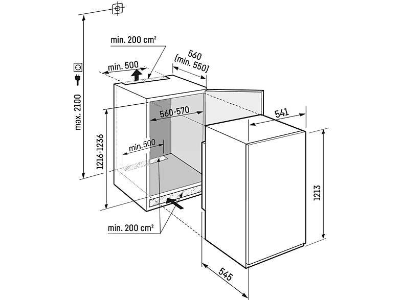 LIEBHERR Einbau-Kühlschrank IRSe 4101-22