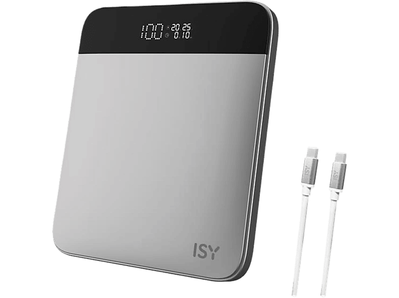 ISY Powerbank pour Ordinateur Portable 20000mAh Argent