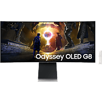 MediaMarkt SAMSUNG LS34DG850SUXEN Odyssey OLED G8 - 34 inch - 3440 x 1440 (Ultrawide Quad HD) - 0.03 ms - 175 Hz aanbieding
