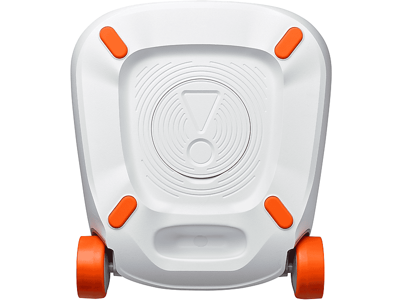 JBL PartyBox Stage 320 Tragbarer Partylautsprecher mit Rollen (2 x 6.5 Zoll (165 mm) Tieftöner, 2 1 (25 Hochtonkalotten, Weiß