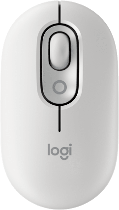 LOGITECH POP vezeték nélküli optikai egér, piszkosfehér (910-007411)