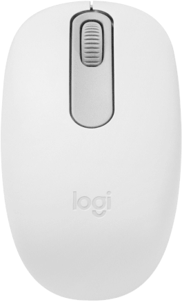 LOGITECH M196 vezeték nélküli optikai egér, Bluetooth, piszkosfehér (910-007460)