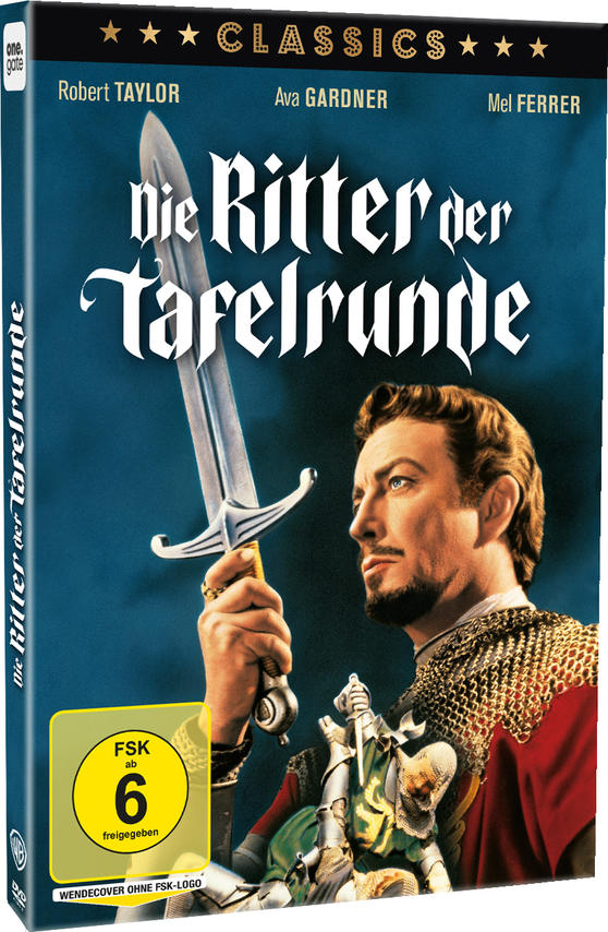 DVD-Hülle mit dem Filmtitel 'Die Ritter der Tafelrunde'.