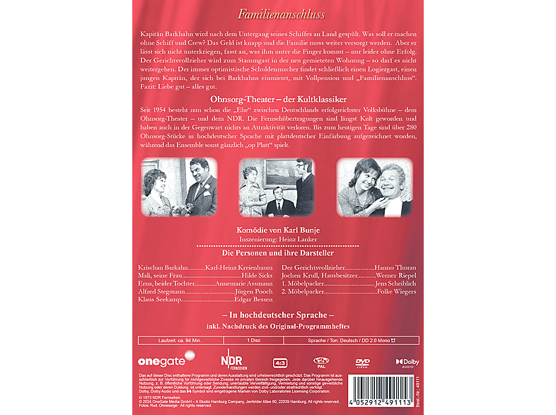 Thumbnail - Ohnsorg Theater: Familienanschluss DVD