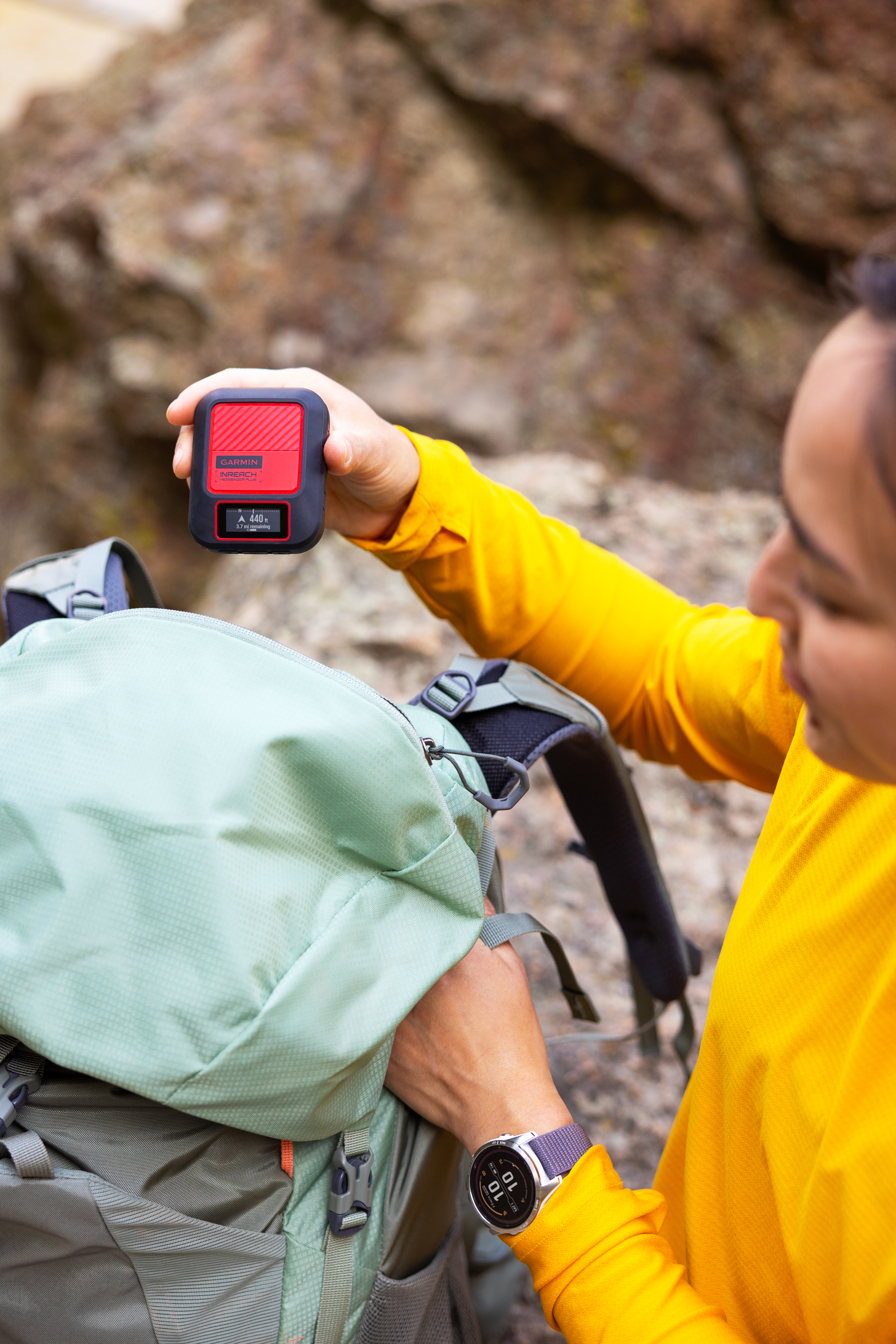 GARMIN inReach Messenger Plus Outdoor, Wandern Weltweit