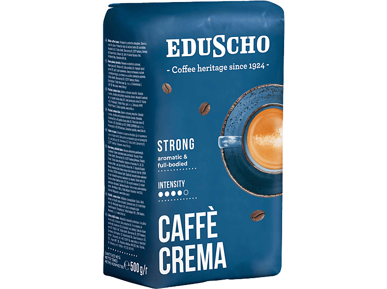 EDUSCHO Caffe Crema Strong Çekirdek Kahve 500g_0