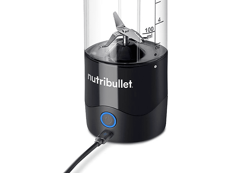 nutribullet NBO003B Portable Black Smoothie Maker (Schwarz, 475 ml Becher, BPA-Frei) — Foto 2 von 5