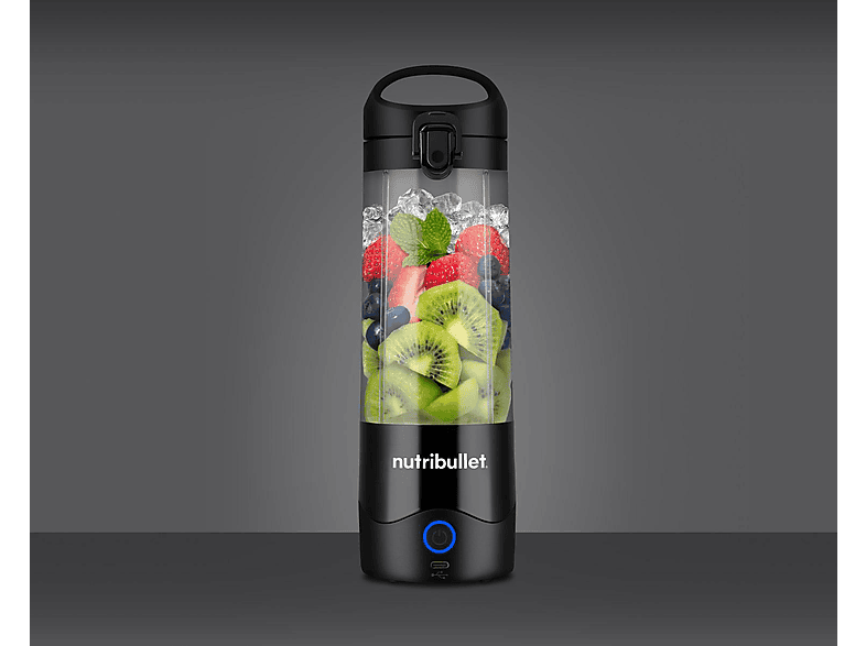 nutribullet NBO003B Portable Black Smoothie Maker (Schwarz, 475 ml Becher, BPA-Frei) — Foto 4 von 5