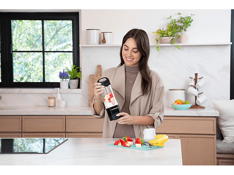 nutribullet NBO003B Portable Black Smoothie Maker (Schwarz, 475 ml Becher, BPA-Frei) — Foto 5 von 5