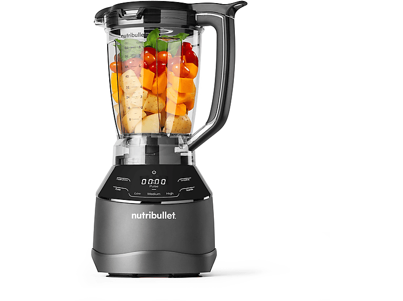 nutribullet NBF 580B Trible Prep System Standmixer 3in1 (Schwarz, 1500 Watt, 1.8 l) — Foto 2 von 5