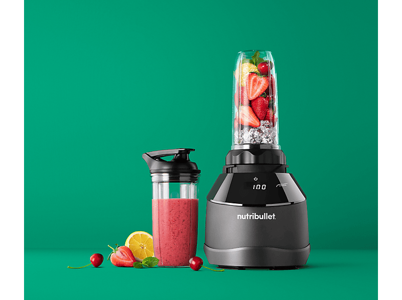 nutribullet NBF 580B Trible Prep System Standmixer 3in1 (Schwarz, 1500 Watt, 1.8 l) — Foto 4 von 5