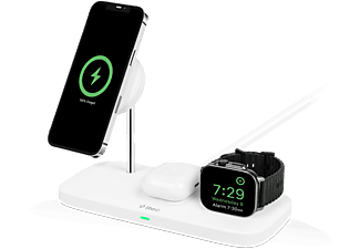 TTEC 2KS32B AirCharger Trio Up MagSafe Uyumlu 3ü 1 Arada iPhone + Apple Watch + AirPods Kablosuz Hızlı Şarj Standı