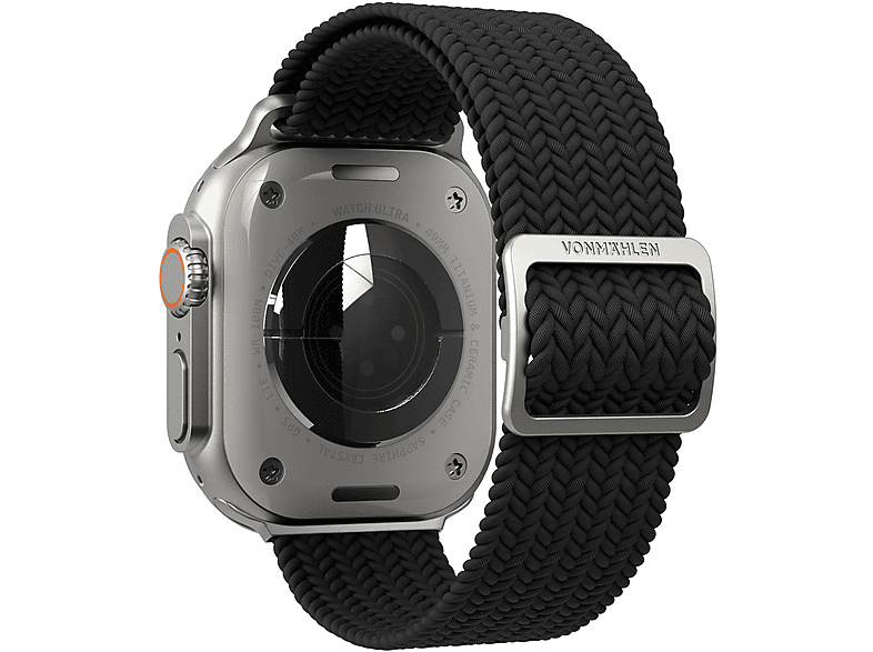 VONM��HLEN Woven Loop, Ersatzarmband, Apple, Black