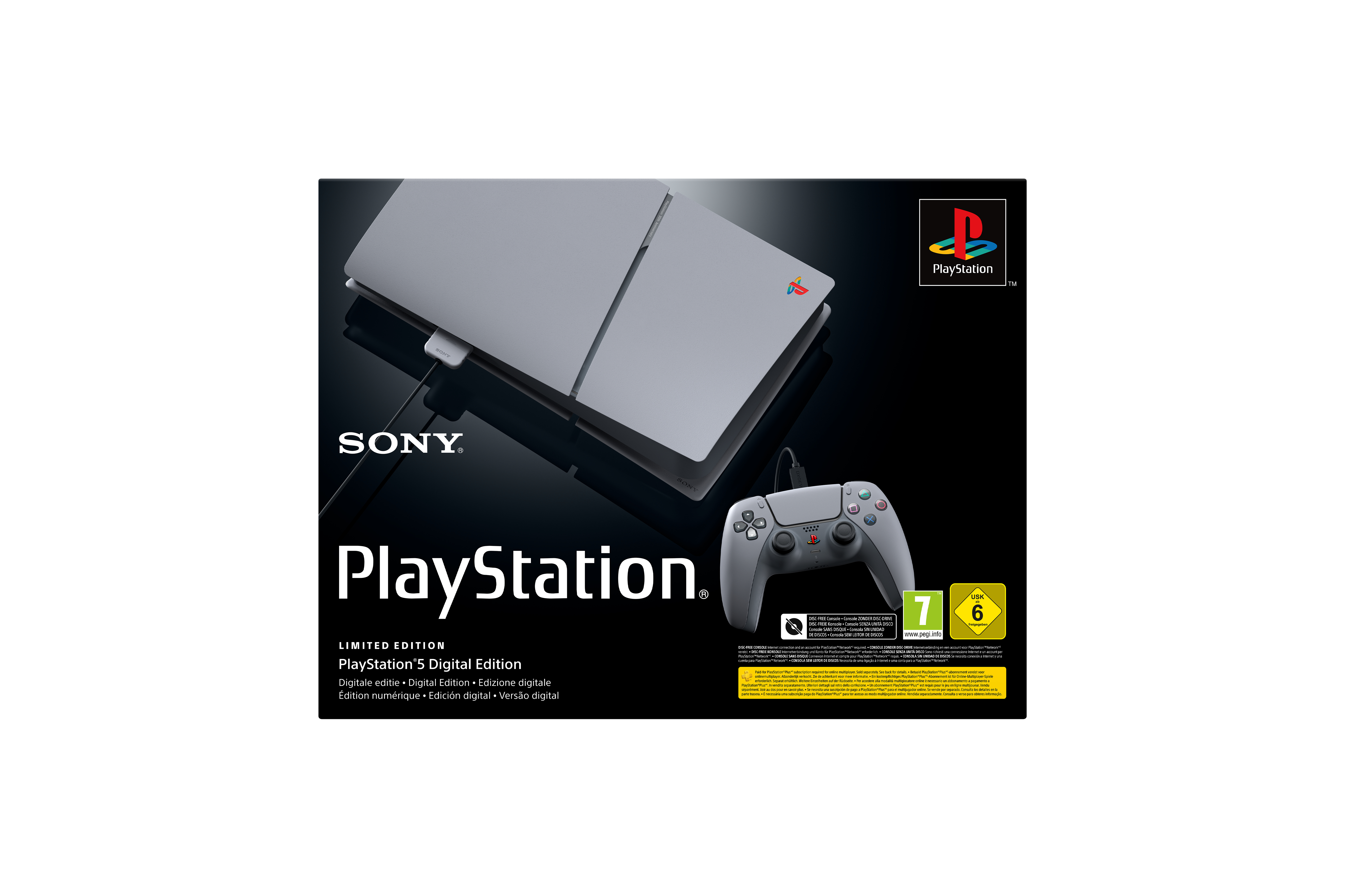 SONY PlayStation®5 Digital-Edition – 30th Anniversary Limited Edition Bundle (Modellgruppe – Slim)