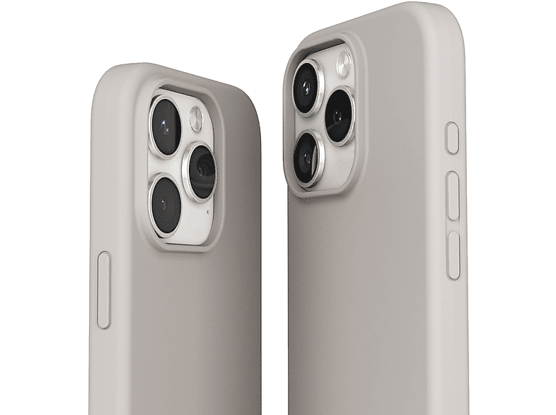 Thumbnail - VONM��HLEN Soft Silicone Case, Backcover, Apple, iPhone 16 Pro Max, Cream