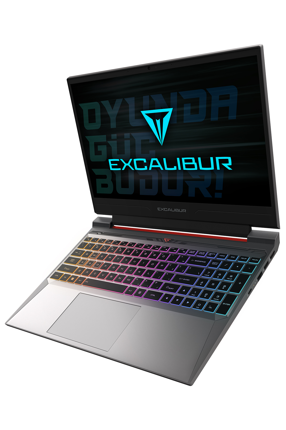 CASPER Excalibur G870.1270-BFB0A-B /Intel Core i7 12700H/16GB RAM/1TB SSD/RTX4060/15.6"/Win 11 Gaming Laptop Metalik Uzay Grisi