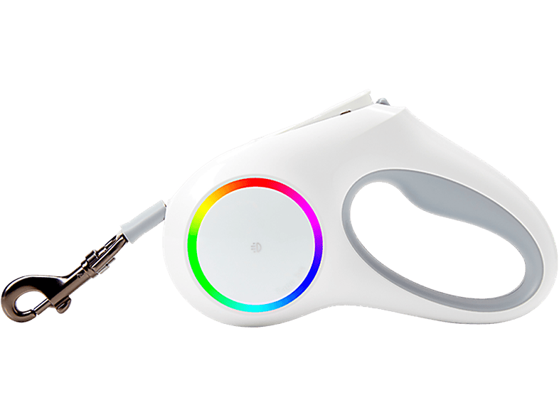 Petkit Go Shine 3 m Geri Çekilebilir Köpek Kedi Tasması Beyaz