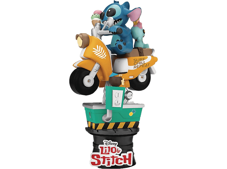 Beast Kingdom Stitch - Coin Ride Pvc Diorama Stitch-figuur