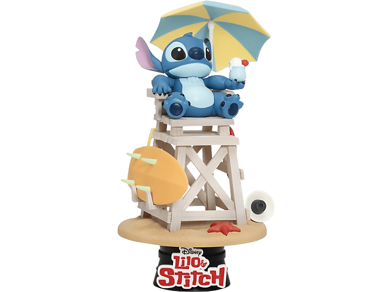 Beast Kingdom Stitch Summer Vibe Pvc Diorama Stitch-figuur