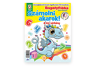 Jánossy Gábor - BagolyFióka - Számolni akarok! - A kis sárkány - Kreatív foglalkoztató