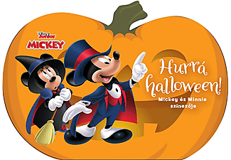 Manó Könyvek - Disney Junior - Hurrá, Halloween! - Mickey és Minnie színezője