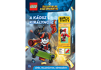 Móra Könyvkiadó - LEGO DC - A káosz királynője - Harley Quinn és a megafonja minifigurával