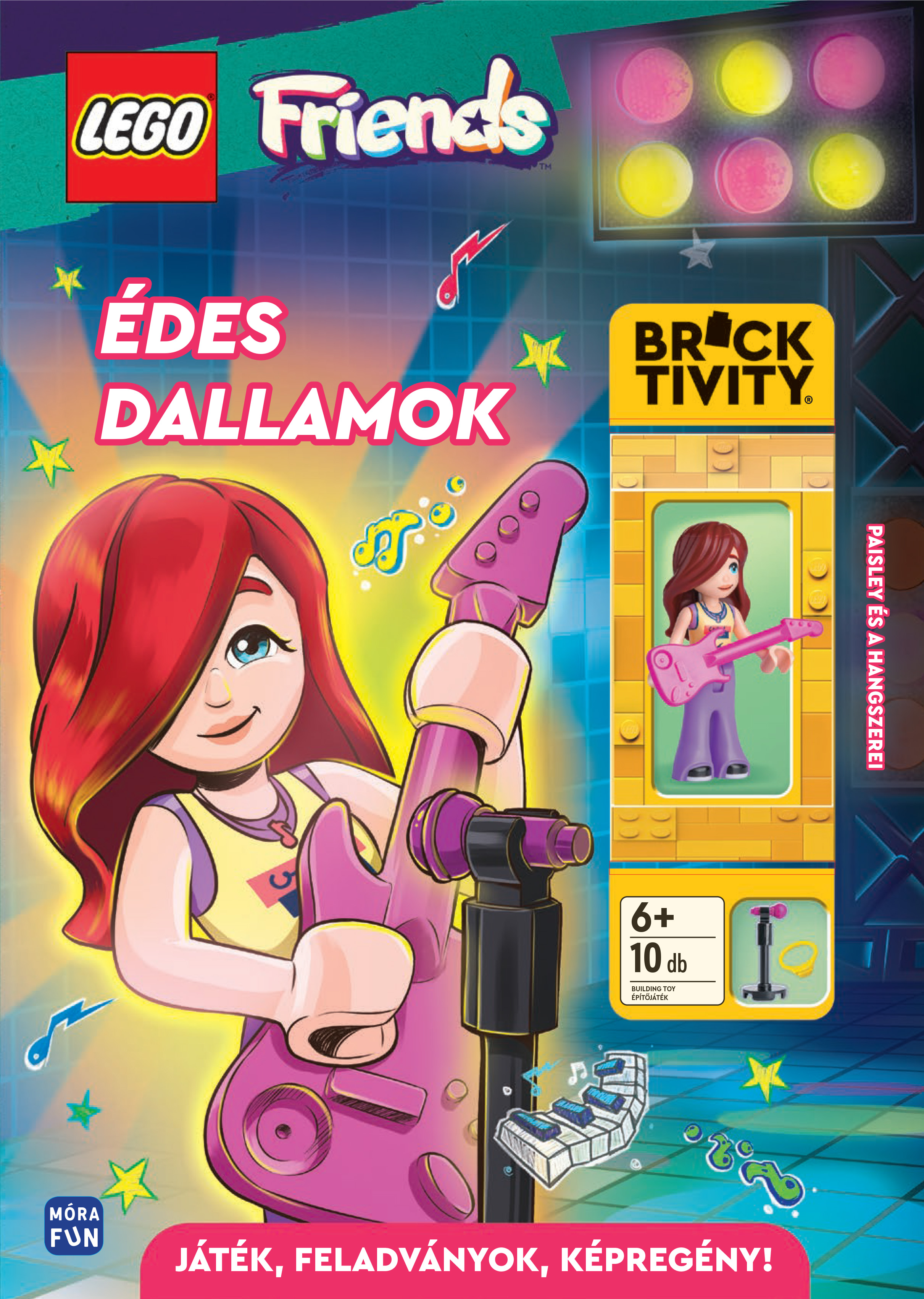 Móra Könyvkiadó - LEGO Friends Édes dallamok Paisley és a hangszerei minifigurával