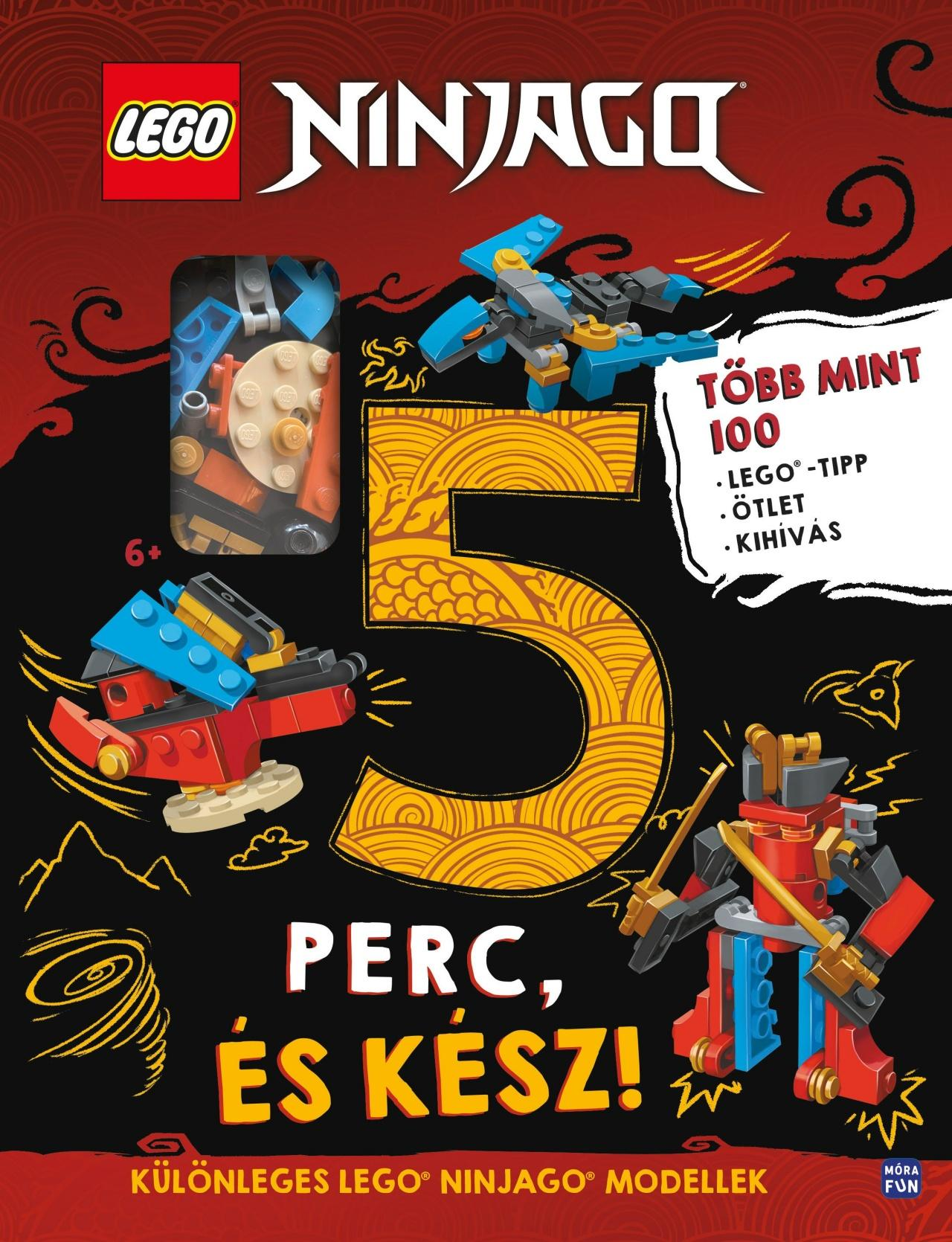 Móra Könyvkiadó - LEGO Ninjago 5 perc, és kész! Több mint 100 LEGO-tipp, ötlet kihívás