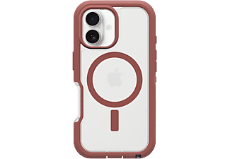 OTTERBOX Defender Series XT iPhone 16 tok, MagSafe, átlátszó-piros (77-96060)