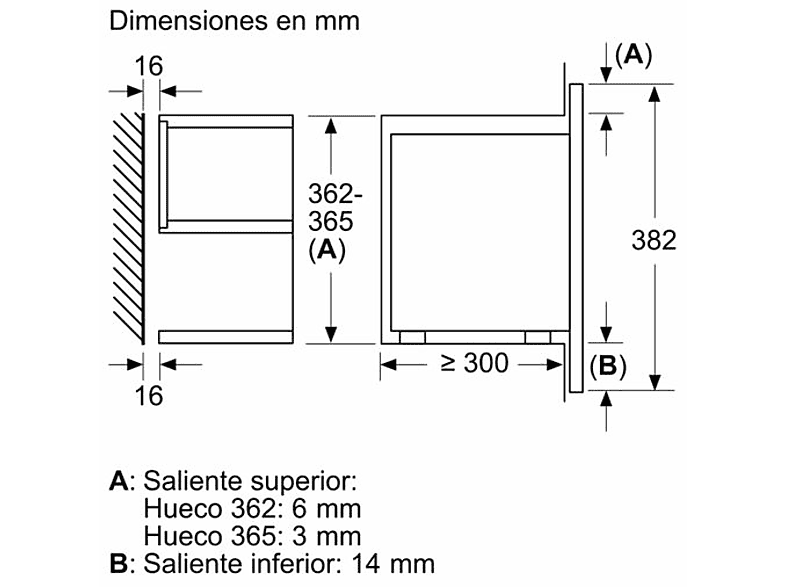 Microondas integrable - Bosch BFL7221B1, Serie 8, 900 W, 5 niveles, Asistente de limpieza con agua, Función Boost, 21 l, Negro – imagen 2
