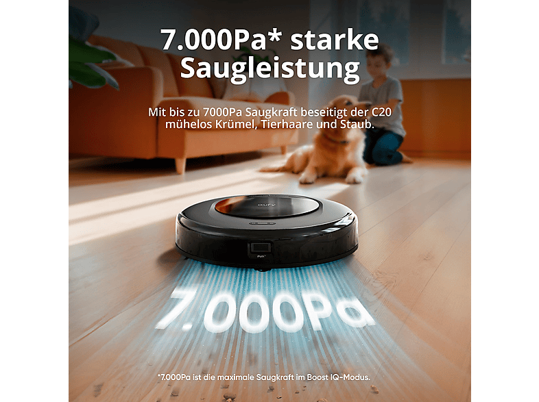 EUFY C20 Saug-/Wischroboter mit vollautomatischer Station