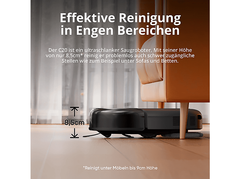 EUFY C20 Saug-/Wischroboter mit vollautomatischer Station