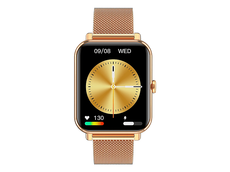 Smartwatch GARETT GRC Classic Złoty stalowy – zdjęcie 2