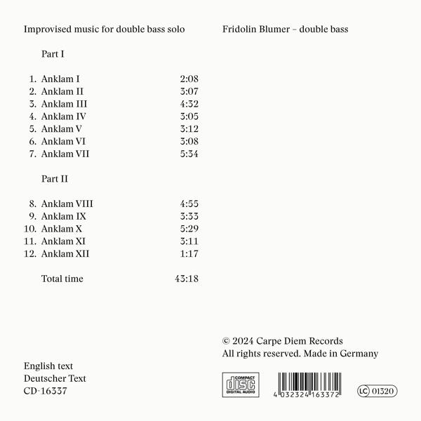 CD-Cover mit Text und Logos. Die CD befindet sich auf weißem Hintergrund mit Text und Logos.