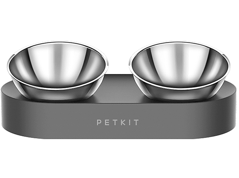 PETKIT Fresh Nano 15°Ayarlanabilir Beslemeli Çift Kase Karışımı Metal Mama Kasesi