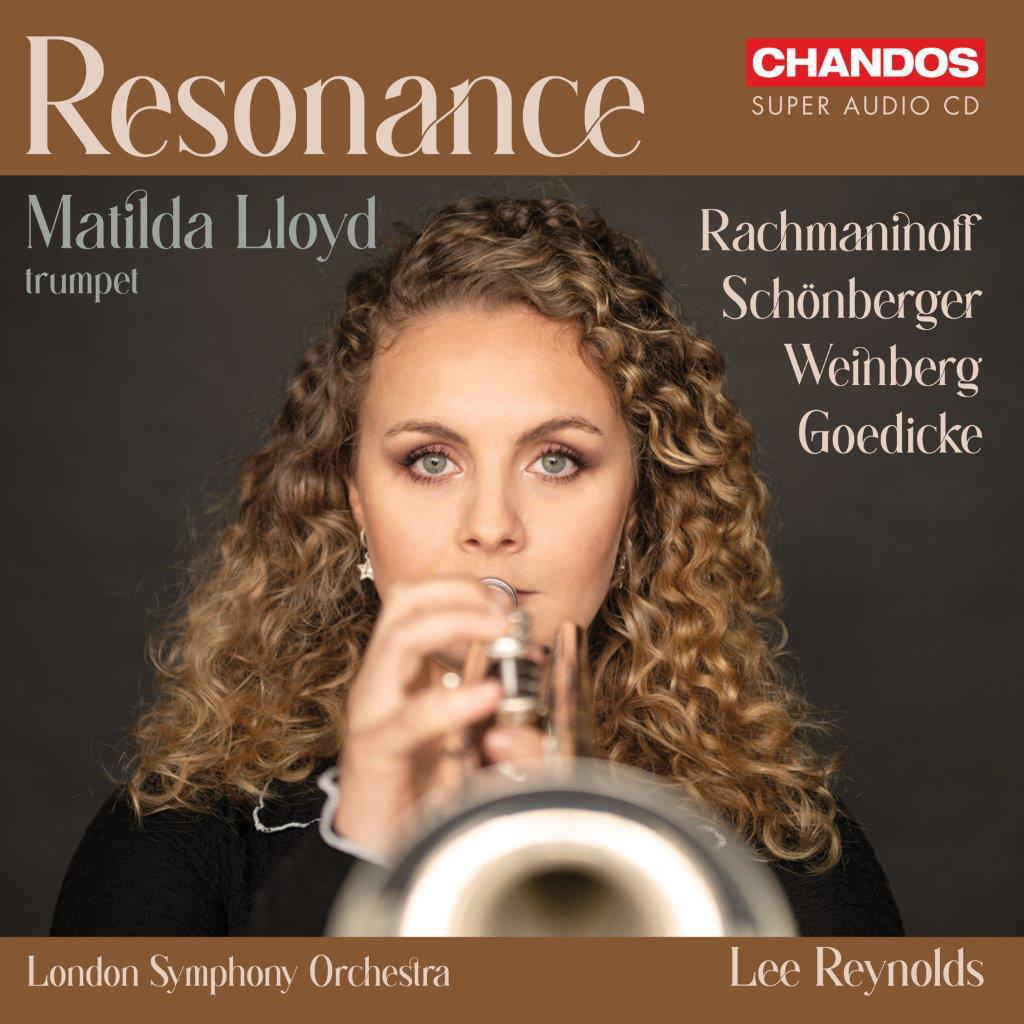 Albumcover mit einer Frau, die Trompete spielt. Der Titel lautet 'Resonance'. Auf dem Cover sind verschiedene Namen aufgeführt.