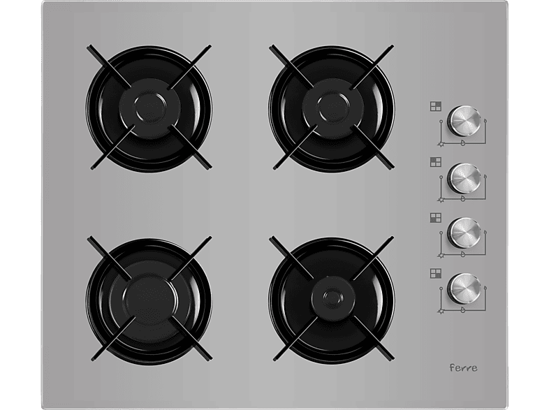 FERRE G2240 CE Cam Set Üstü Ocak Gri