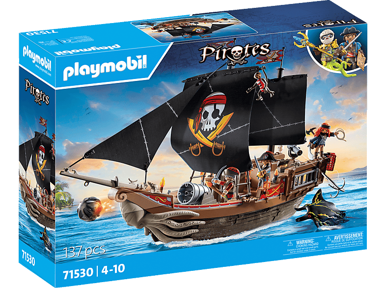 Playmobil 71530 Großes Piratenschiff (4-10 Jahren); Spielset