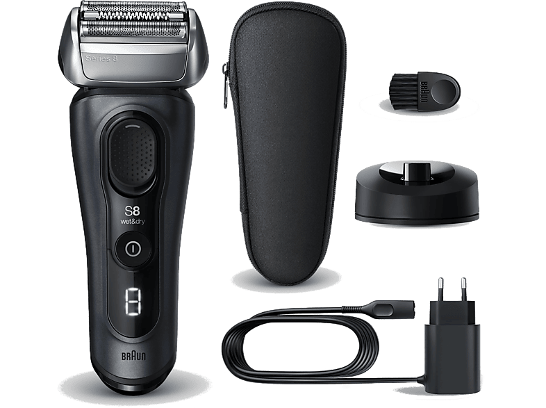 BRAUN Series 8 8513S Islak & Kuru Tıraş Makinesi Kömür Gri