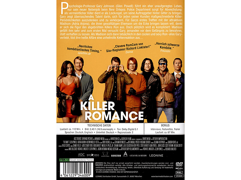 Thumbnail - A Killer Romance DVD