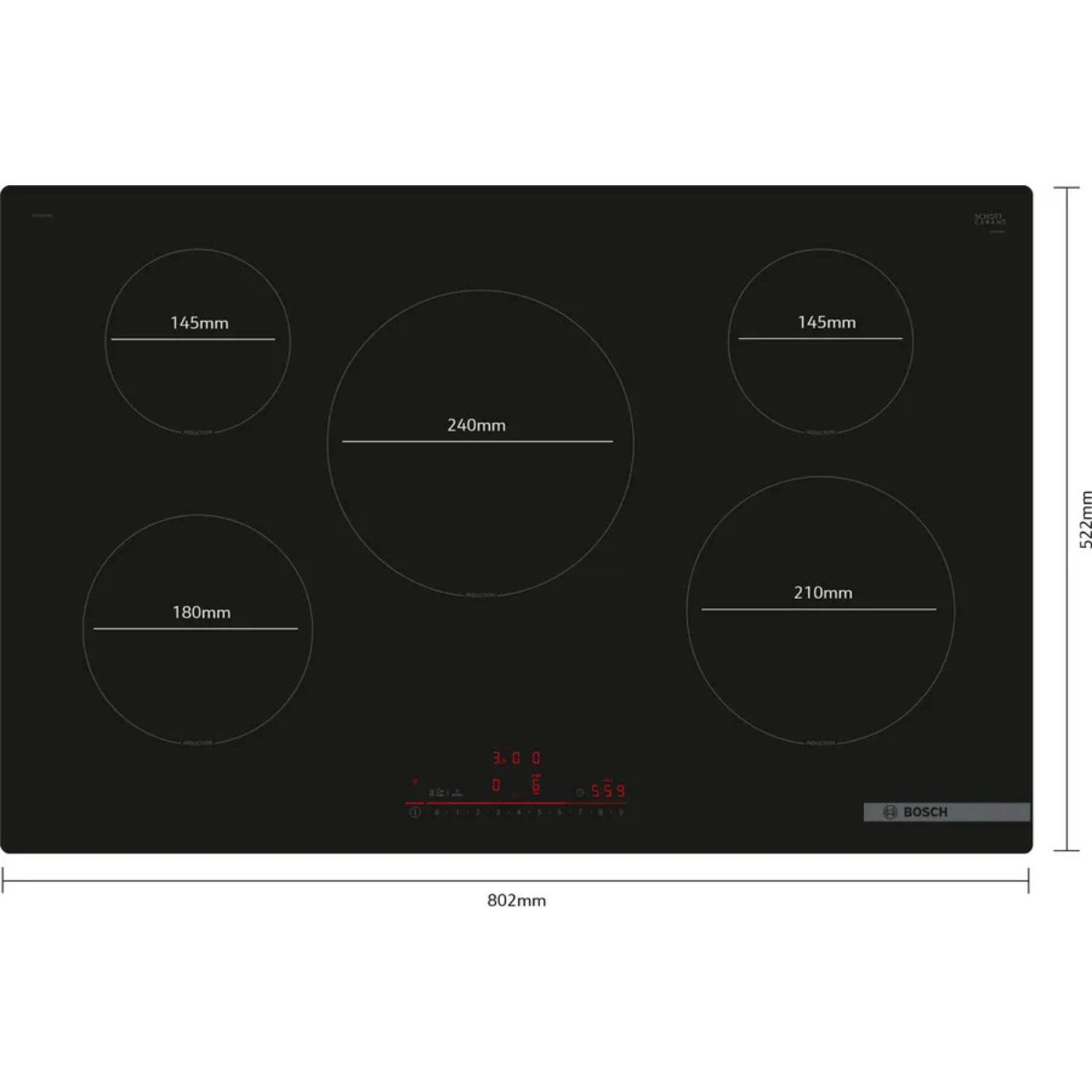 Document van twee pagina's met ovenspecificaties, diagrammen en merklogo, met tekst en afbeeldingen.
