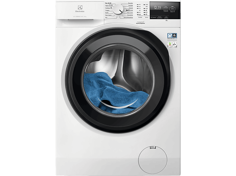 ELECTROLUX EW6F2282T A Enerji Sınıfı 600 Serisi SensiCare 8 kg 1200 Devir Çamaşır Makinesi Beyaz